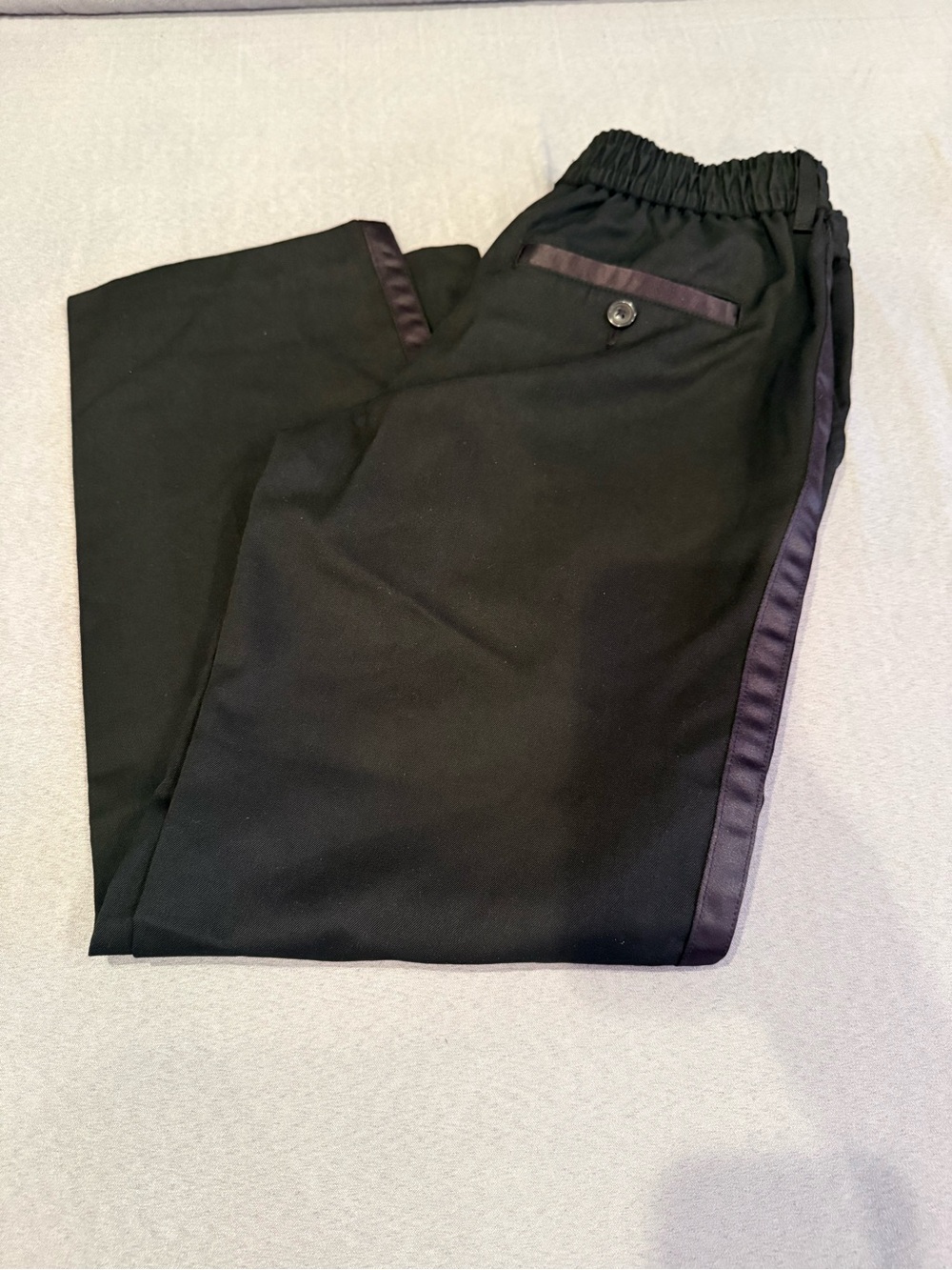 Boy’s Black Tuxedo Style Pants
